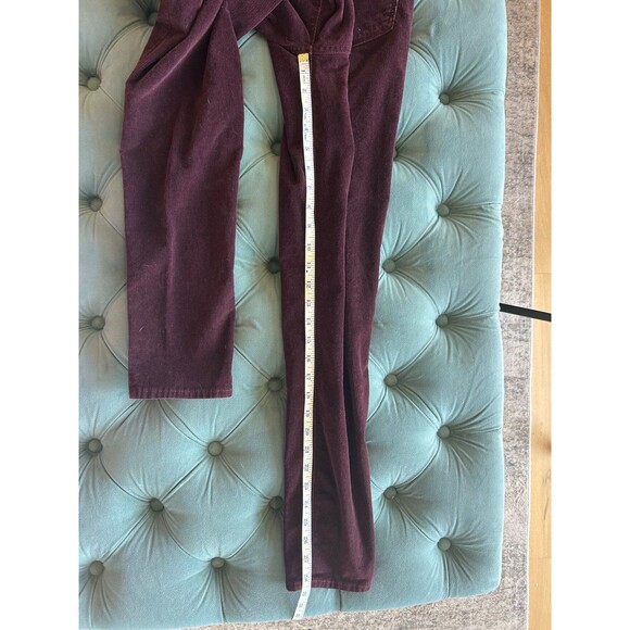 Levi's 721 High Rise Skinny Pants Women's W30  Maroon Corduroy - Picture 7 of 7